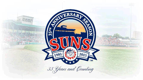 Logo, 35th Anniversary Season (Hagerstown Suns)